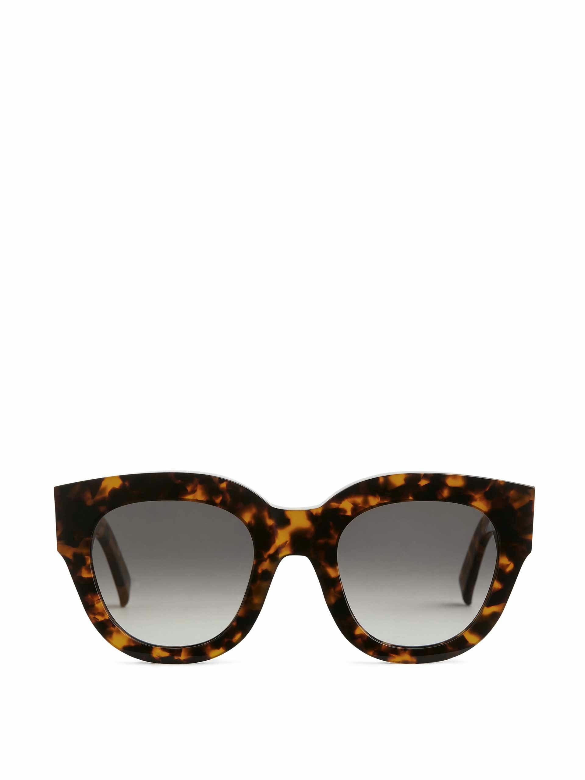 Tortoise cat-eye sunglasses